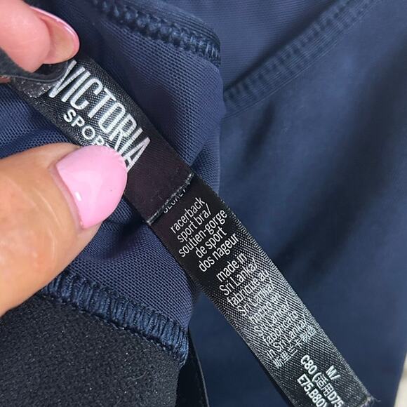 Victoria’s Secret Sport Blue Sparkle Bra size M - Picture 4 of 8